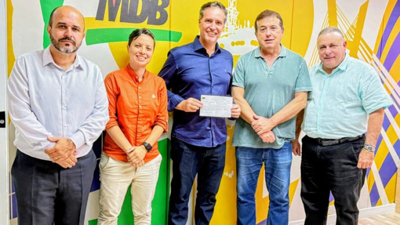 Arquiteto Alexandre Tonetti se filia ao MDB e é anunciado pré-candidato a deputado federal